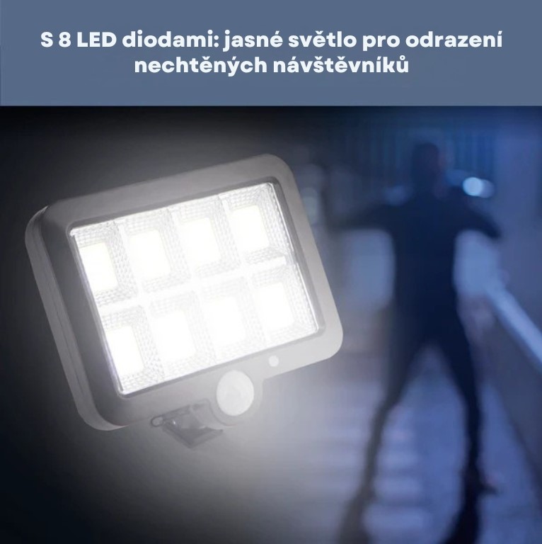 EasyMaxx Solární reflektor s detektorem pohybu 11113 (3)